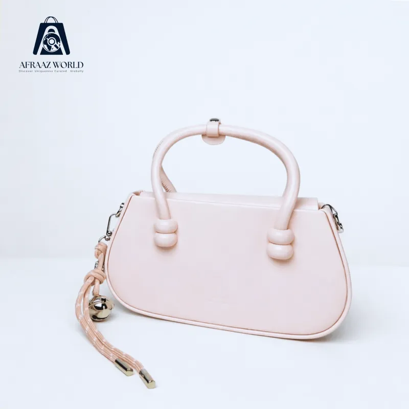Blush Curve Mini Handbag