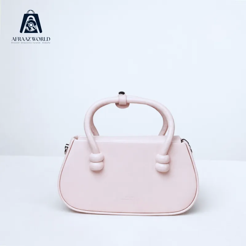 Blush Curve Mini Handbag